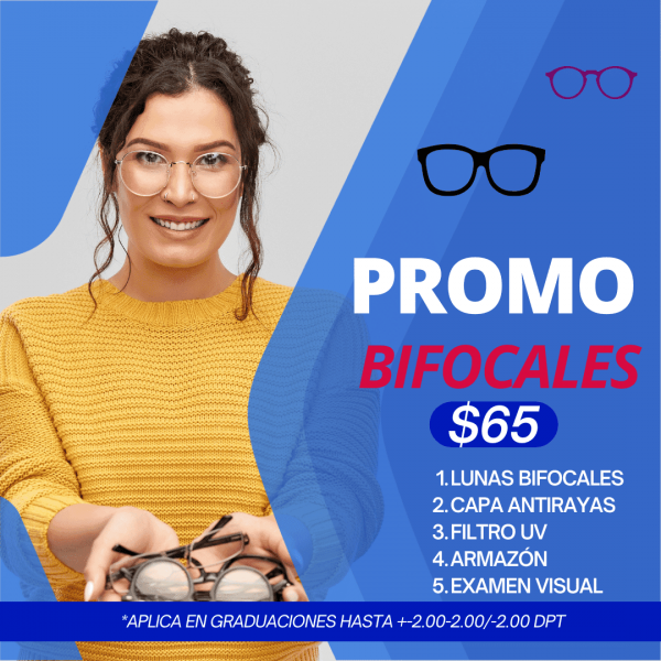 promoción lentes bifocales económicos