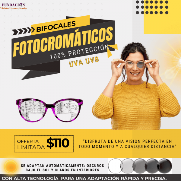 promoción lentes bifocales fotocromáticos económicos