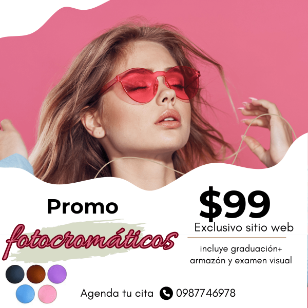 promoción lentes fotocromáticos